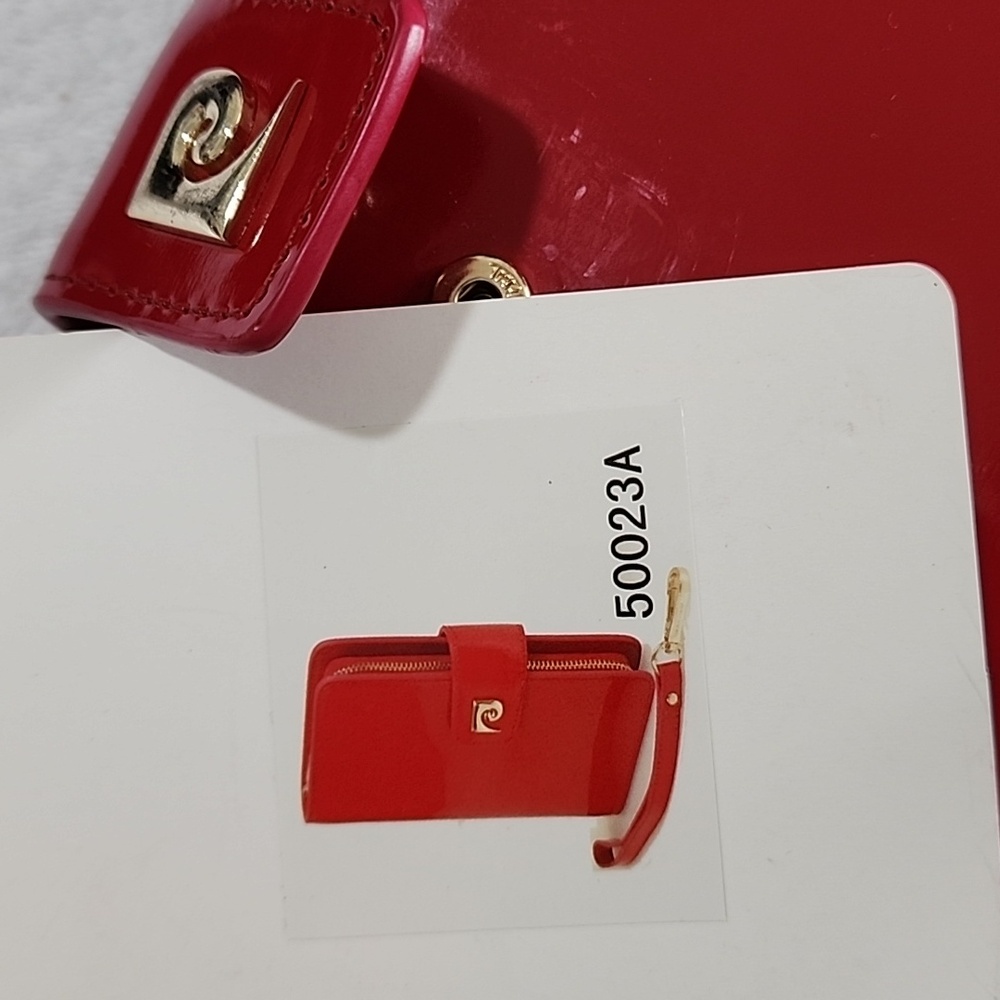 Pierre Cardin Women's Red Leather Wallet - Picture 8 of 15